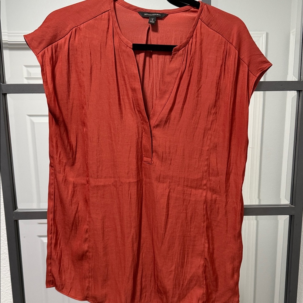 Banana Republic Rust Blouse